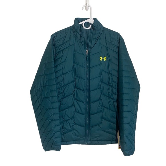 Under Armour Teal Puffer Jacket - Picture 1 of 12